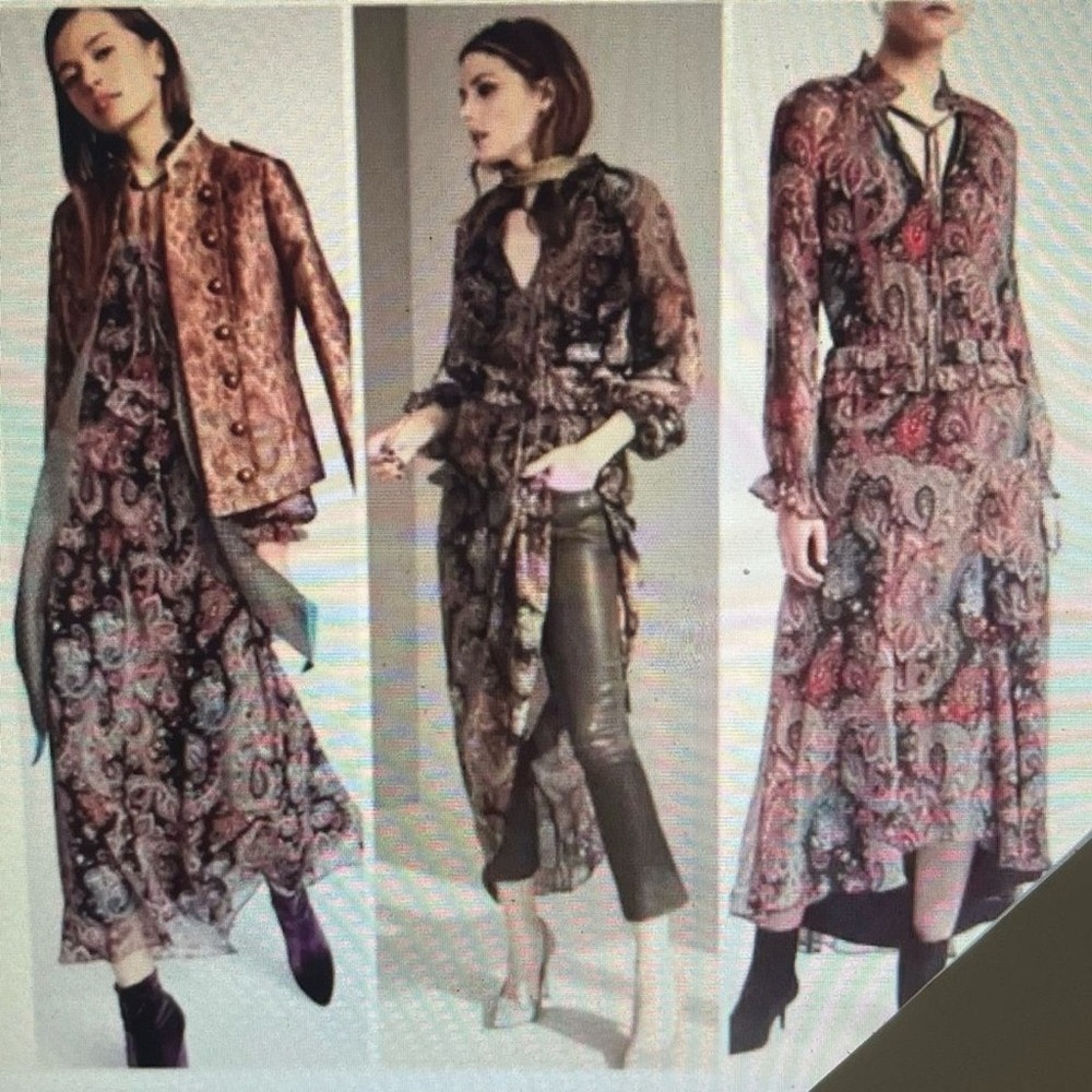 Banana Republic x Olivia Palmero Paisley Dress - Picture 5 of 8